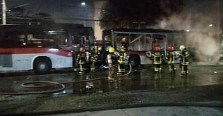 Adjudicación de atentado incendiario contra bus Red (ex-Transantiago)